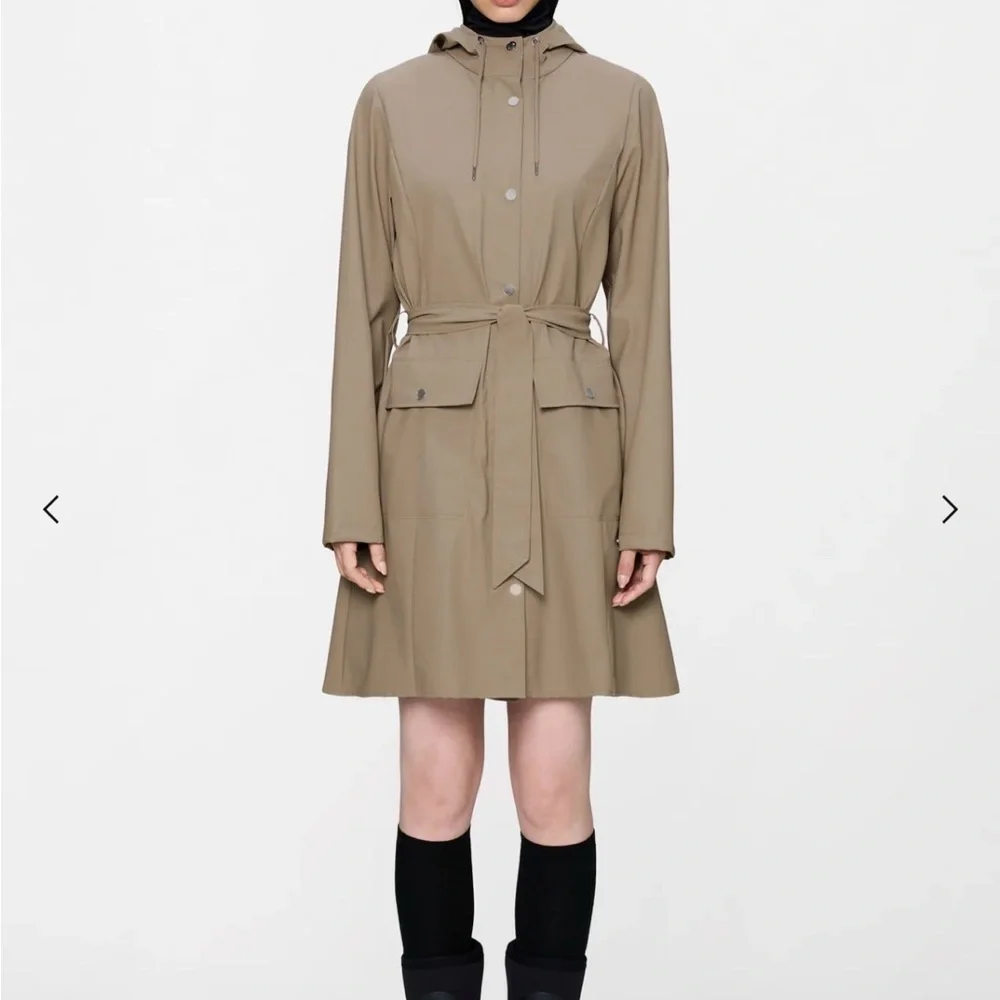 Rains Curve Long Jacket - Picture 1 of 1